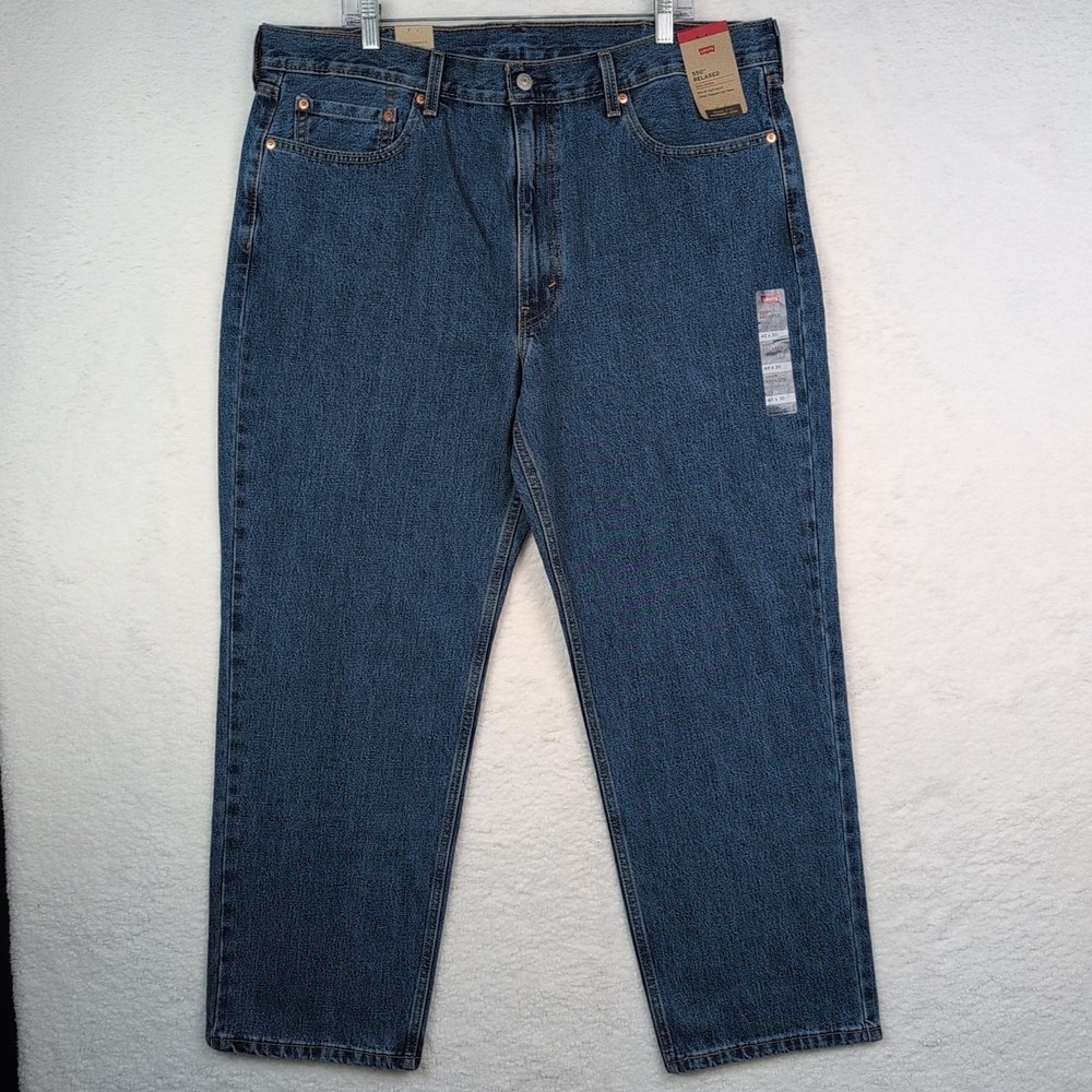 NWT Levi's 550 Relaxed Fit Jeans Men's 40x30 Medium Wash Cotton‎